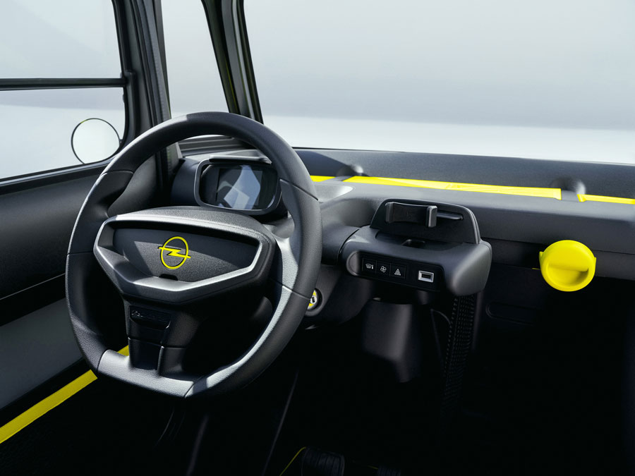 Rétroviseur intérieur à large vison pour Citroën AMI Électrique & Opel  Rocks-e